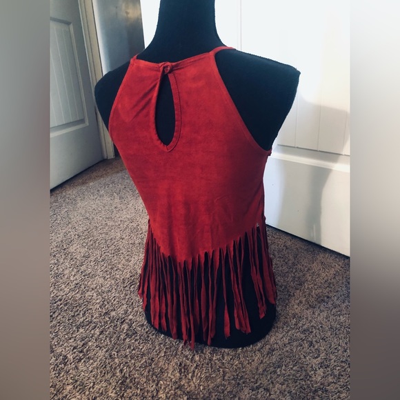 Suede tassels crop top - Picture 5 of 6